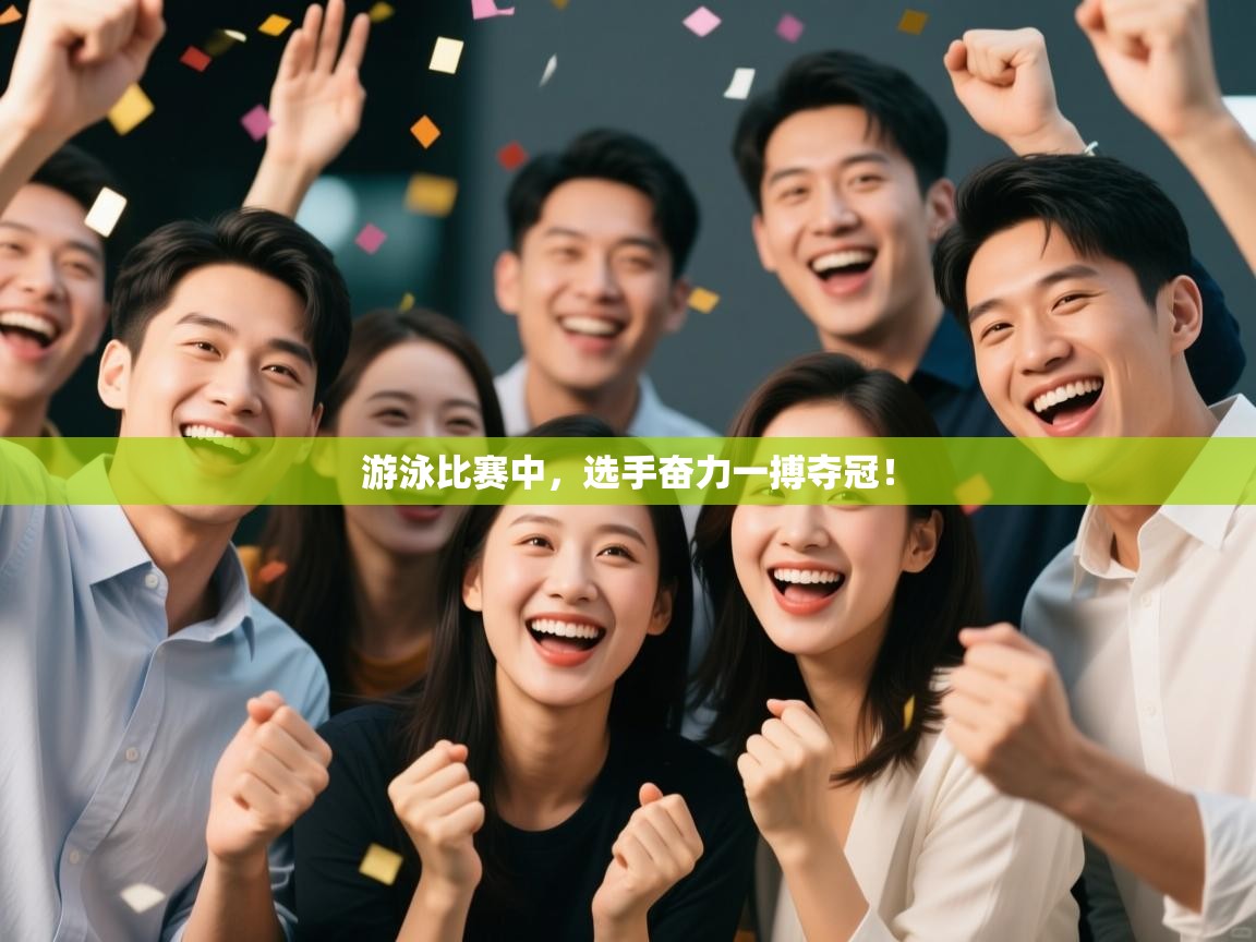 游泳比赛中，选手奋力一搏夺冠！  第1张